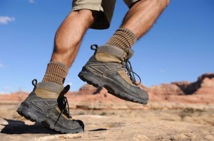 Man Walking with Boots