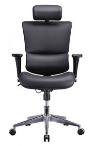 GM SEATING ERGONOMIC EXECUTIVE GENUINE LEATHER DREAM CHAIR