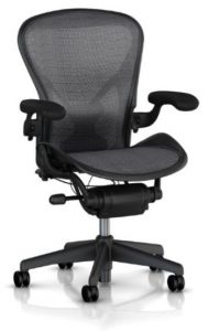 The Herman Miller Aeron Task Ergonomic Chair