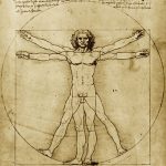 Vitruvian man, a symbol of ancient ergonomics